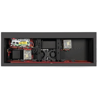 DynaScan DS371BT4 ultra-bred bar-LCD-skærm kabinet set forfra