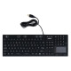 Hygiejnisk industri tastatur IP67 set forfra
