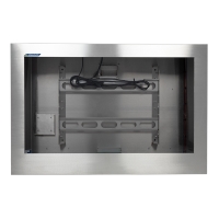 55 tommer IP65 rustfri industri monitor fra Armagard